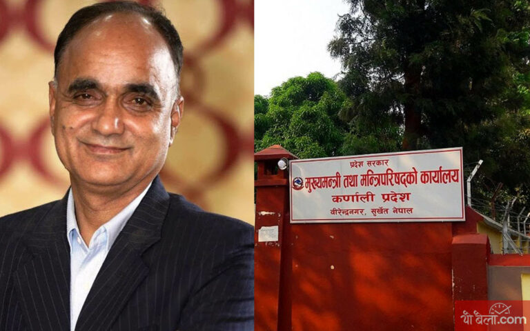 कांग्रेस मन्त्रीहरूको राजीनामापछि कर्णालीका मुख्यमन्त्री कडेलको प्रतिक्रियाः  'नछोड्ने कहाँ भनेको छु'