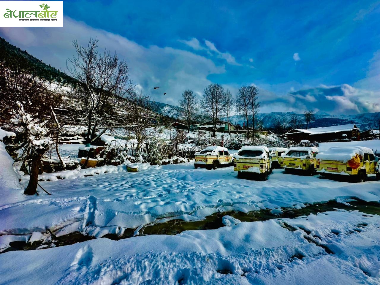 हुम्लामा पहिलो पटक हिमपातः उत्तरी जीवन असहज, किसन खुशी (फोटो फिचर)