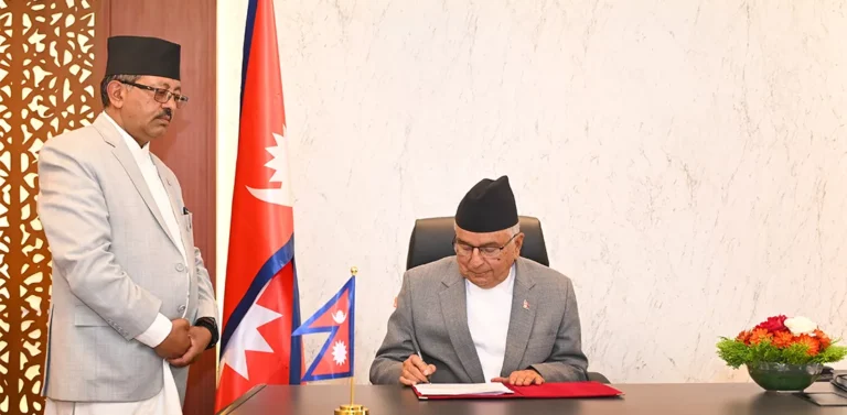 राष्ट्रपतिबाट दुई अध्यादेश जारी  