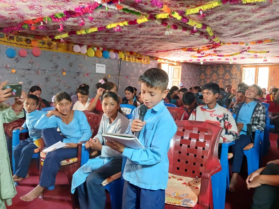 सर्केगाडमा बाल कचहरीः बालबालिका क्षेत्रलाई प्राथमिकता दिने उपाध्यक्ष तिमिल्सिनाको प्रतिबद्धता