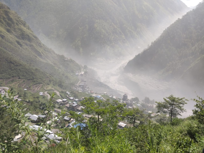 रसुवा बाढी; मृत्यु हुनेको संख्या १४ पुग्यो, ३८४ भन्दा बढी पर्यटक सम्पर्कविहीन