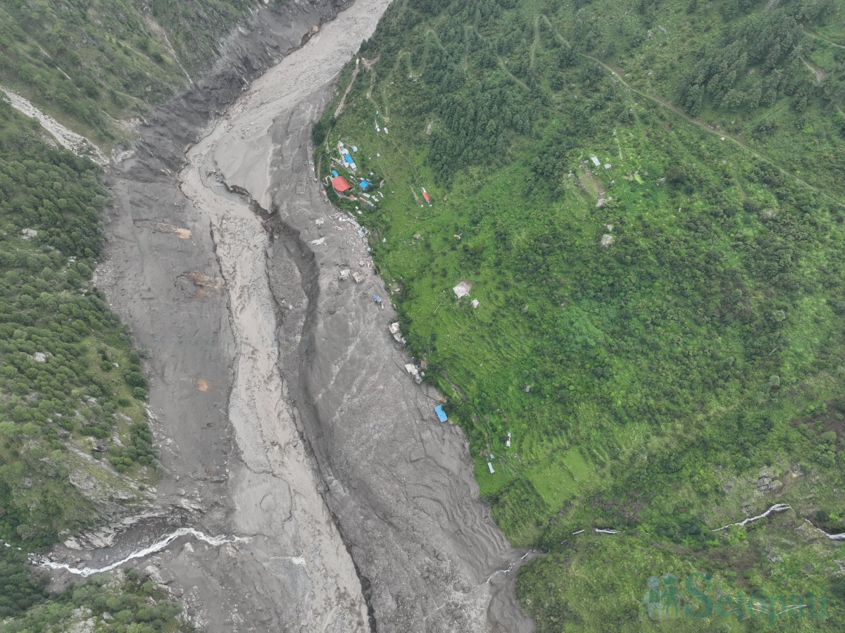 'स्याफ्रुबेसीसम्म आइपुगेको बाढी', बाढी पूर्वानुमान महाशाखा 
