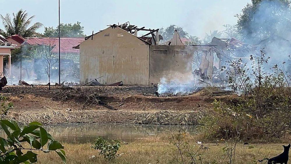 कम्बोडियाको सैन्य शिविरमा विस्फोट, २० सैनिकको मृत्यु