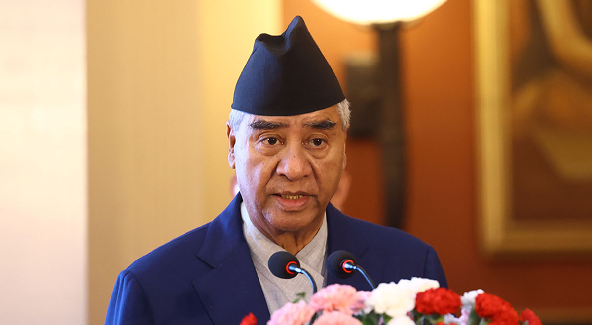 कांग्रेस सभापति देउवाको निवासमा आगजनी