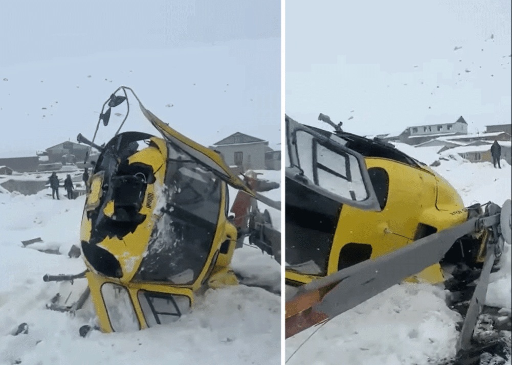 लोबुचेमा अल्टिच्युड एयरको हेलिकप्टर दुर्घटनाः हेलिकप्टरका पाइलट सकुशल