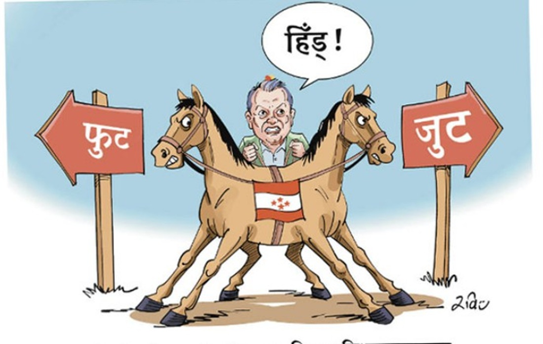 औपचारिक विभाजन मात्र बाँकीमै अडकियो कांग्रेस