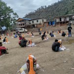 ग्रामिण सामुदायिक सस्था मुगु द्धारा सोरुका ५० घरधुरीलाई राहत बितरण