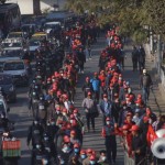 प्रचण्ड–माधव पक्षको बृहत प्रदर्शनअघि काठमाडौंमा ‘मार्चपास’