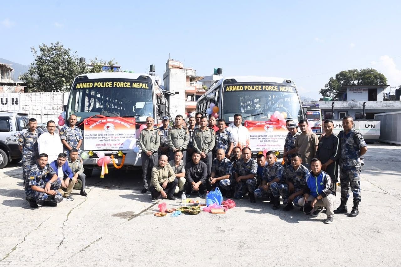 टिकाको दिन काठमाडौंमा सशस्त्र प्रहरीको निःशुल्क बस सेवाः तीन रुटमा सञ्चालन हुने 